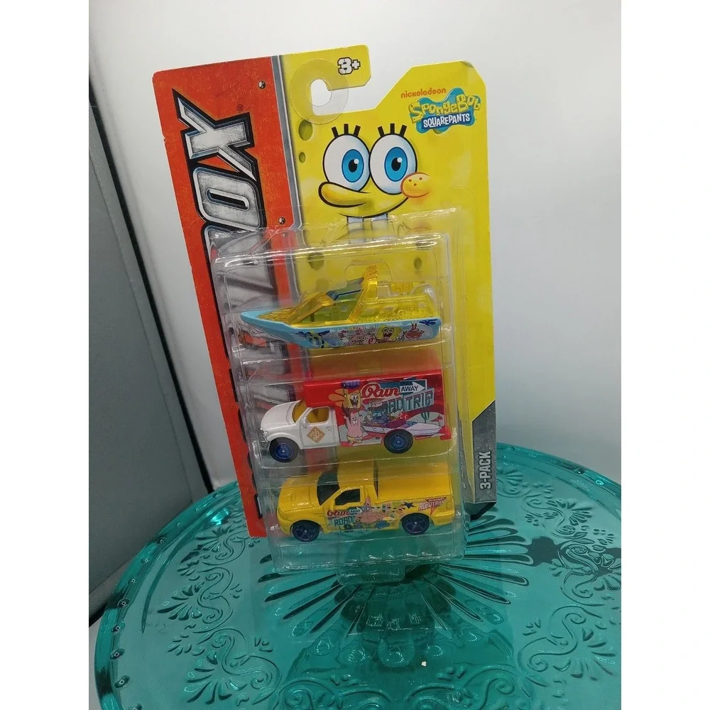Matchbox 2012 3-pack Spongebob Squarepants Collectible Vehicle Set NIP